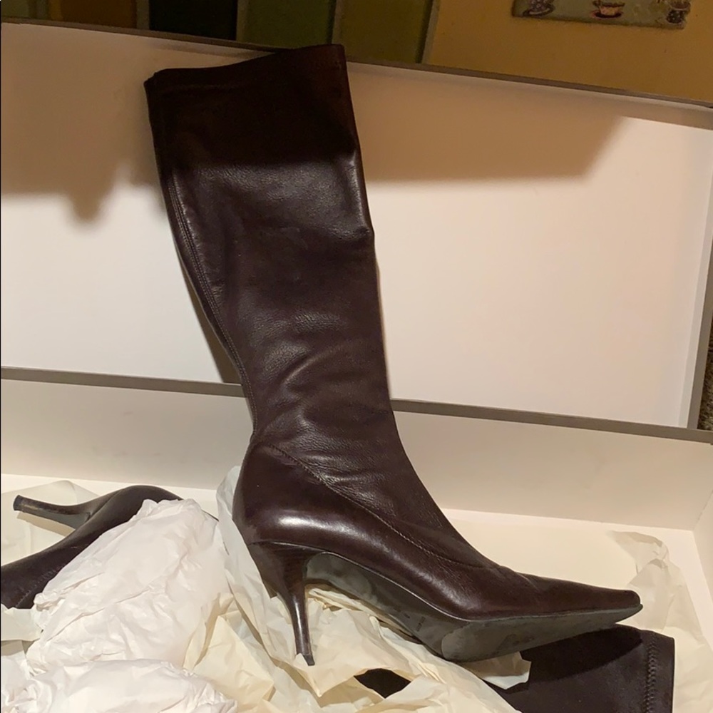 Cole Haan Dark Brown Heeled Boots